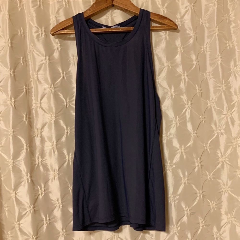 Athleta Navy Blue Racerback Tank Top